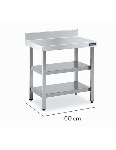 Mesa Mural Gama 600 con 2 Estantes Distform|Hosteleria negocios