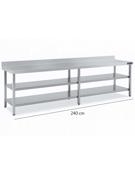 Mesa Mural Gama 600 con 2 Estantes Distform|Hosteleria negocios