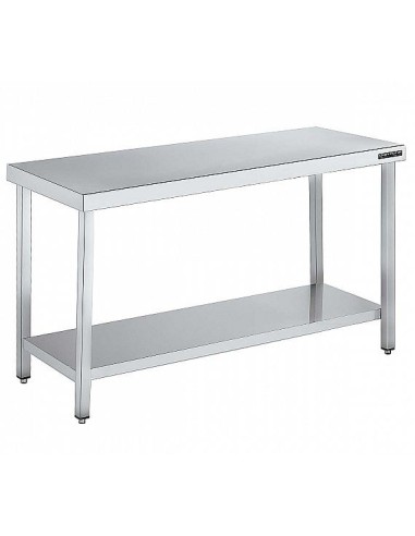 Mesa Central Gama 700 con 1 Estante Distform|Hosteleria negocios