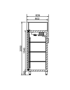 Armario Congelador Infrico AGB 49 H BT | Hostelería Negocios 2