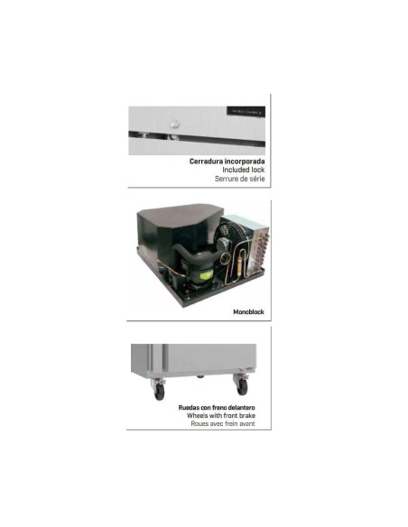 Armario Congelador Infrico AGB 49 H BT | Hostelería Negocios