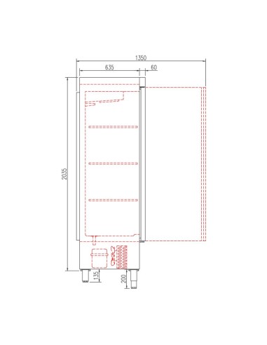 Armario Congelador Coreco Snack 1302 S-Line | Hostelería Negocios