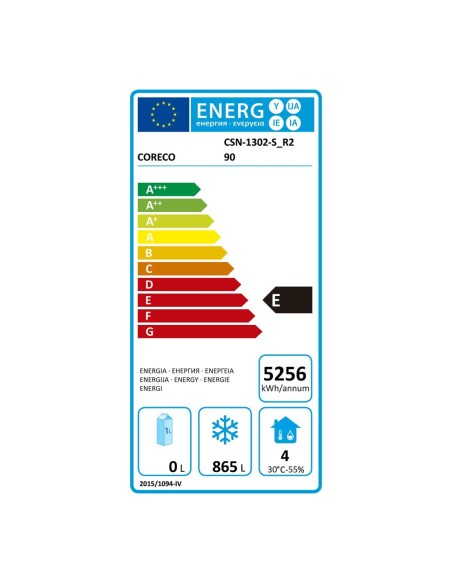Armario Congelador Coreco Snack 1302 S-Line | Hostelería Negocios