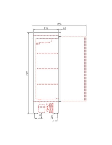 Armario Congelador Coreco Snack 1303 S-Line | Hostelería Negocios