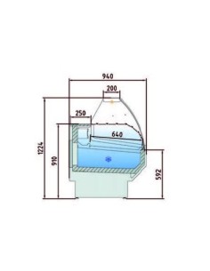 Vitrina Refrigerada Fondo 900 VED-9-C|Hosteleria negocios 2