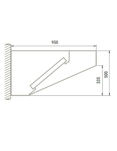 Campana de Pared Snack Baja Fondo 950 Eratos |Hosteleria negocios