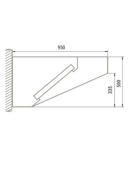 Campana de Pared Snack Baja Fondo 950 Eratos |Hosteleria negocios