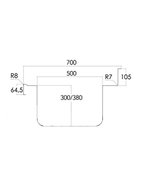 Fregadero Gama 700 Gran Capacidad + Bastidor Distform|Hosteleria negocios
