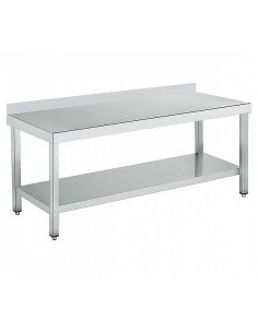 Mesa Mural Altura 600 Gama 600 con Estante Distform|Hosteleria negocios