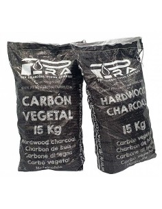 Carbón Vegetal de Encina Saco de 15 kg Pira |Hosteleria negocios