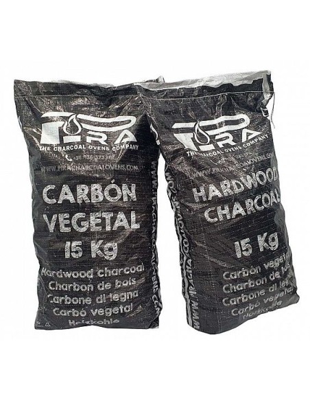 Carbón Vegetal de Encina Saco de 15 kg Pira |Hosteleria negocios