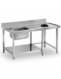 Mesa Prelavado Distform con Aro Desbarazado | Hostelería Negocios