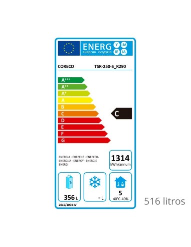 Mesa Refrigerada Gama 600 Coreco TSR-250 S | Hostelería Negocios