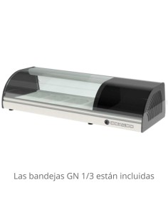 Vitrina de Tapas Fría Coreco BCC-6-ICristal Curvo | Hostelería Negocios 2