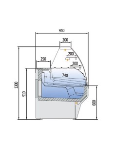 Vitrina Expositora  Refrigerada CVEP-9-15-C Coreco|Hosteleria Negocios 2