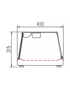 Vitrina Sushi Cristal Plano Coreco BPS-4-I | Hostelería Negocios 2