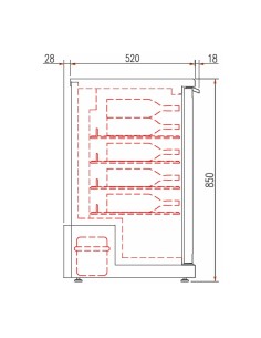 Expositor Refrigerado Vino Coreco ERHWS-350-L | Hostelería Negocios 2