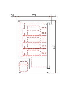Expositor Refrigerado Vino Coreco ERHWS-250-L | Hostelería Negocios 2