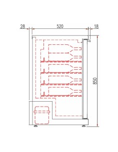 Expositor Refrigerado Vino Coreco ERHW-150-L | Hostelería Negocios 2