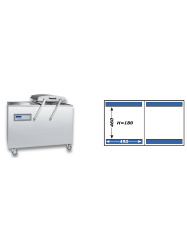 Envasadora  al Vació de Doble campana PP-22 Orved|Hosteleria negocios