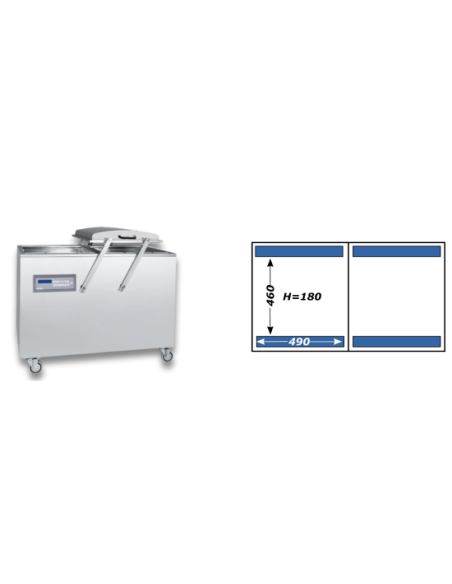 Envasadora  al Vació de Doble campana PP-22 Orved|Hosteleria negocios