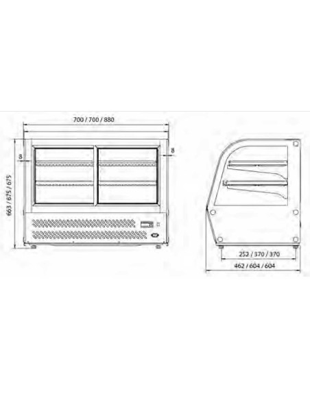 Vitrina Expositora Caliente Edenox VECS | Hostelería Negocios