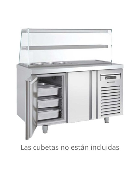 Mesa Fría Kebab Gama 700 MFK70-135 Coreco|Hostelería Negocios