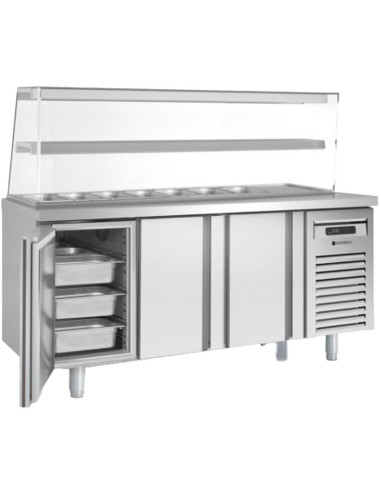 Mesa Fría Kebab Coreco Gama 700 GN 1/1 | Hostelería Negocios