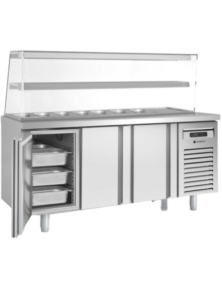 Mesa Fría Kebab Coreco Gama 700 GN 1/1 | Hostelería Negocios