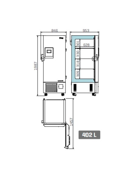 Ultracongelador –86 °C Infrico ULT40086 | Hostelería Negocios