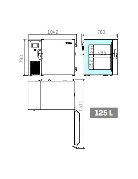 Ultracongelador –86 ºC Infrico ULT11086 | Hostelería Negocios
