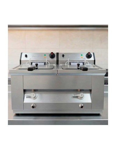 Freidora Sobremesa Doble Jemi J-7/2 Serie J | Hostelería Negocios