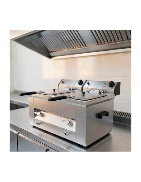 Freidora Sobremesa Doble Jemi J-7/2 Serie J | Hostelería Negocios