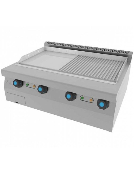 Fry Top Eléctrico Jemi Serie 600 EV Placa Mixta | Hostelería Negocios