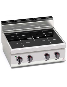 Cocina Vitrocerámica Bertos E7P4BVTR Macros 700 | Hostelería Negocios