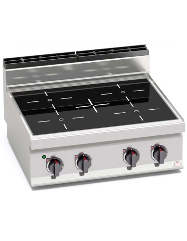 Cocina Vitrocerámica Bertos E7P4BVTR Macros 700 | Hostelería Negocios