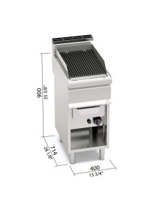 Parrilla Gas Water Grill Macros 700  G7WG80M Bertos|Hosteleria negocios 2