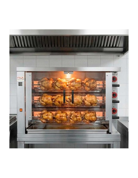 Asador de Pollos a Gas  3 Espadas 315 EKO Feca|Hosteleria negocios