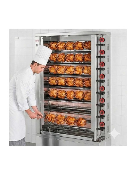 Asador de Pollos a Gas Feca 840 EKO | Hostelería Negocios