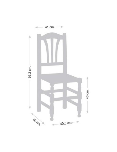 Silla Madera M12 Muebles Romero Interior | Hostelería Negocios