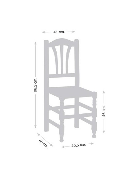 Silla Madera M12 Muebles Romero Interior | Hostelería Negocios