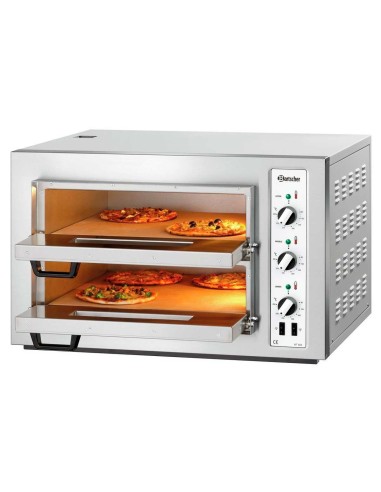 Horno de Pizza Bartscher NT 2 Cámaras | Hostelería Negocios