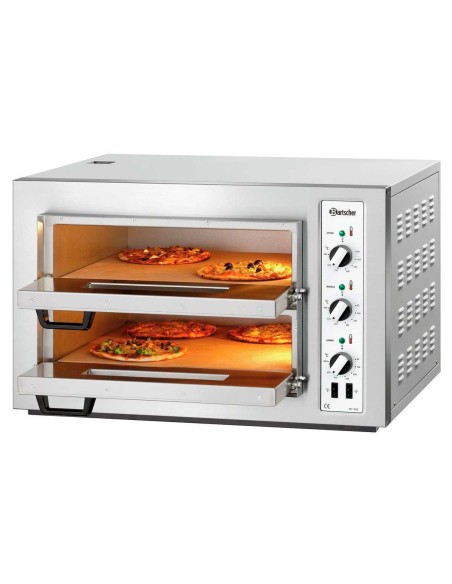 Horno de Pizza Bartscher NT 2 Cámaras | Hostelería Negocios