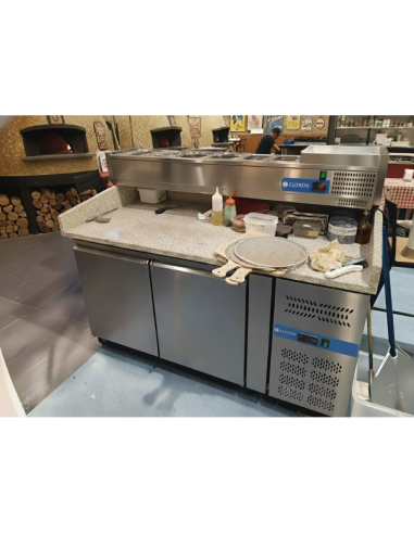 Mesa Refrigerada Pizzas PZ-2600TN Mármol | Hostelería Negocios