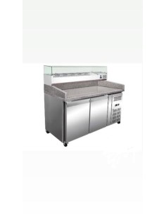 Mesa Refrigerada Pizzas MP15SMMLHN Granito | Hostelería Negocios