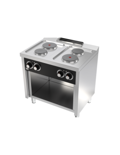 Cocina Eléctrica 4 Fuegos CE4P600E | Hostelería Negocios