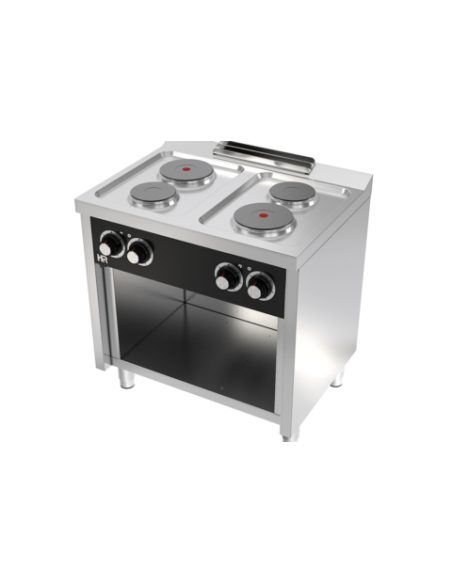 Cocina Eléctrica 4 Fuegos CE4P600E | Hostelería Negocios