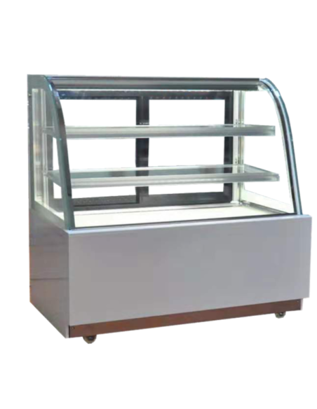Vitrina Expositora Refrigerada Cristal Curvo 280 L | Hostelería Negocios