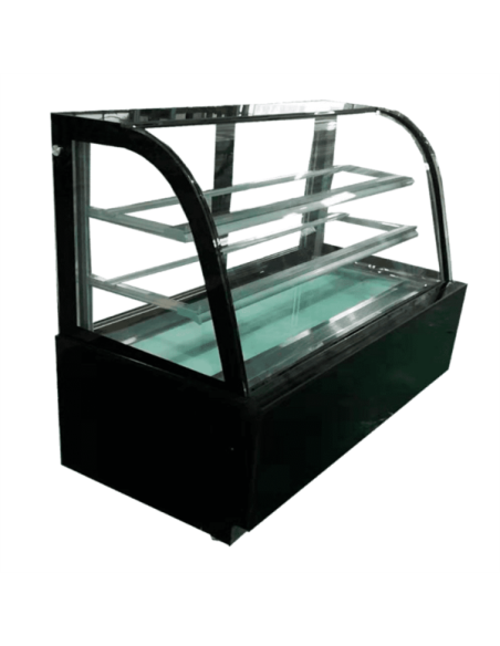 Vitrina Expositora Refrigerada Cristal Curvo 280 L | Hostelería Negocios