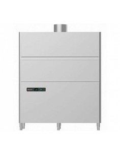 Lavautensilios industrial Silanos LP-109 con cuba de 96 litros, altura útil de 82 cm y 4 ciclos de lavado. Fabricado en acero in 2